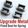 WPL B16 Parts-11-03 Upgrade Steel plate fixing seat,Spring holder-For Six-drive military truck,WPL B16 B-16 RC Car Accessories